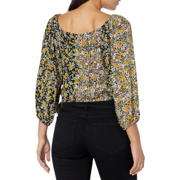 NWT BCBGeneration Floral Blouse - Picture 3 of 16